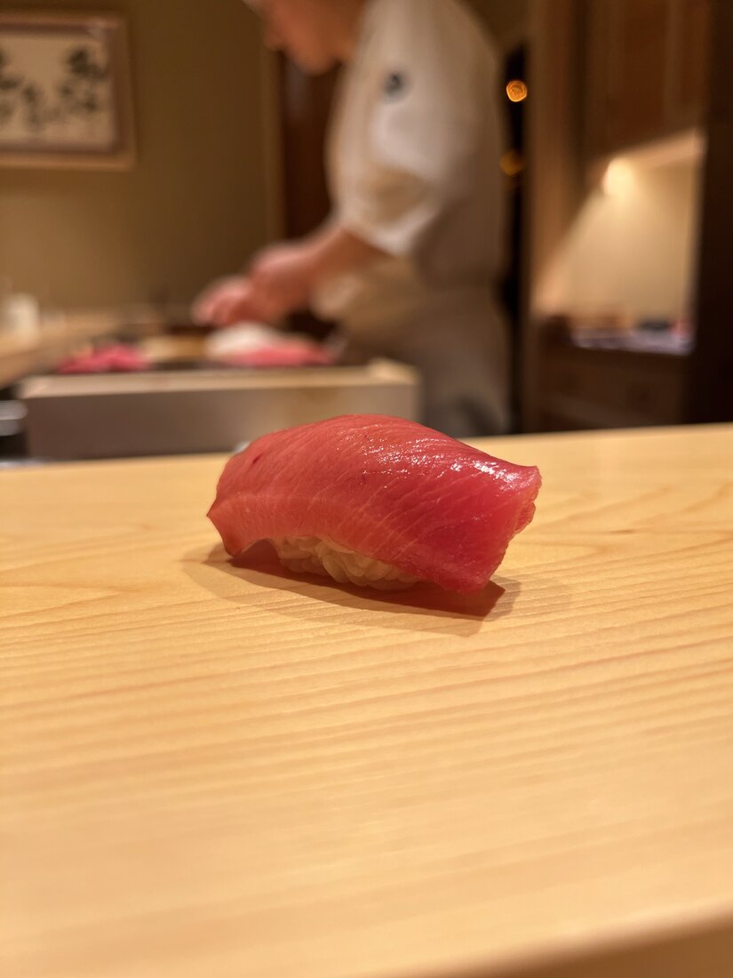 寿司健 中とろの握り